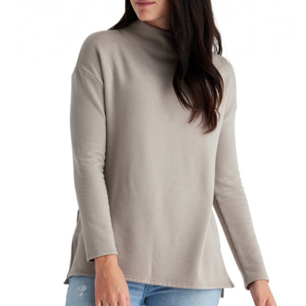 Free Fly Bamboo Thermal Fleece Mockneck Women's Size L